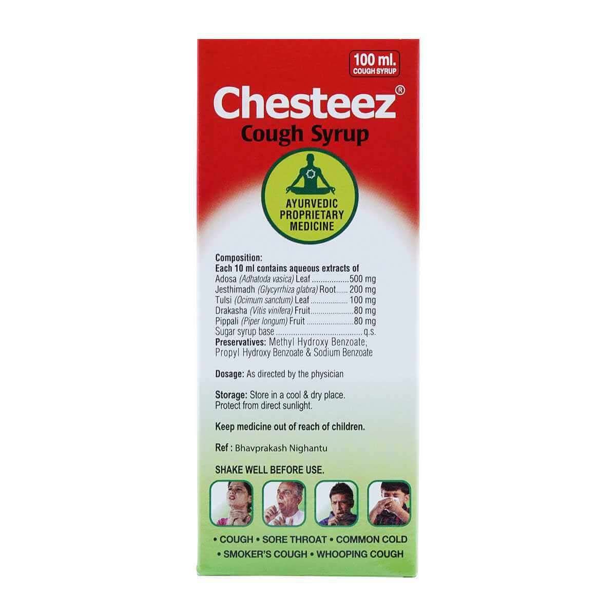 Buy CHESTEEZ COUGH SYRUP - Composition